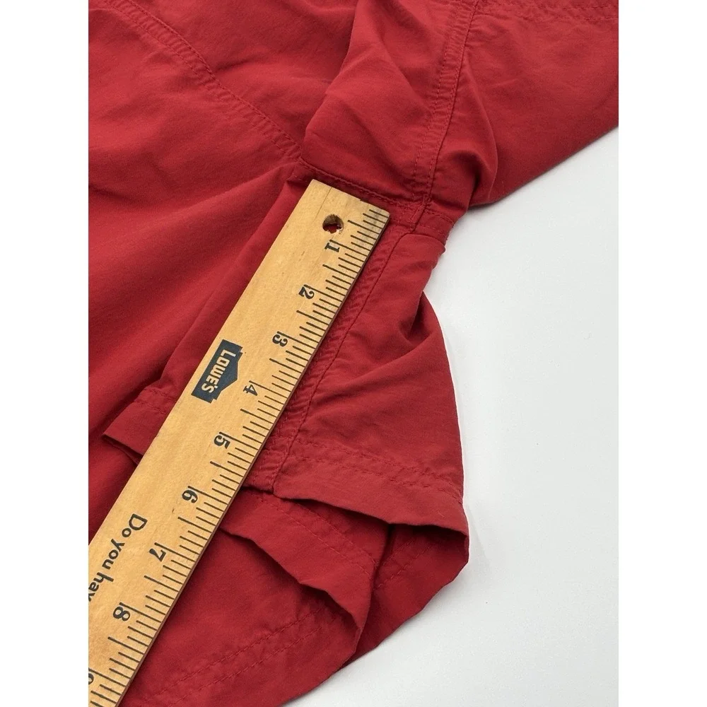 L.L. Bean Men's Swim Trunks Size 42 Drawstring‎ Lined Red 0007